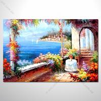 【地中海風景油畫】061 歐洲最浪漫的城市 愛情 歐洲風格掛畫 品味 設計師喜愛