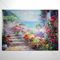 【地中海風景油畫】059 歐洲最浪漫的城市 愛情 歐洲風格掛畫 品味 設計師喜愛