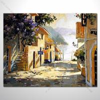 【地中海風景油畫】058 歐洲最浪漫的城市 愛情 歐洲風格掛畫 品味 設計師喜愛