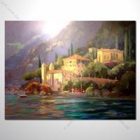 【地中海風景油畫】054 歐洲最浪漫的城市 愛情 歐洲風格掛畫 品味 設計師喜愛
