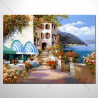 【地中海風景油畫】052 歐洲最浪漫的城市 愛情 歐洲風格掛畫 品味 設計師喜愛