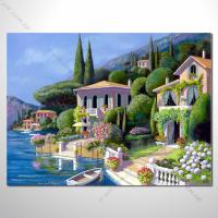 【地中海風景油畫】051 歐洲最浪漫的城市 愛情 歐洲風格掛畫 品味 設計師喜愛