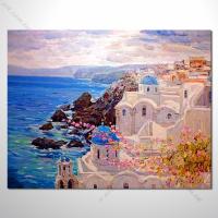 【地中海風景油畫】047 歐洲最浪漫的城市 愛情 歐洲風格掛畫 品味 設計師喜愛
