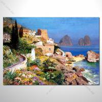 【地中海風景油畫】035 歐洲最浪漫的城市 愛情 歐洲風格掛畫 品味 設計師喜愛