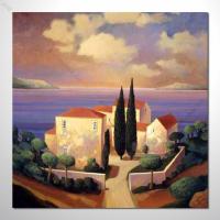 【地中海風景油畫】028 歐洲最浪漫的城市 愛情 歐洲風格掛畫 品味 設計師喜愛