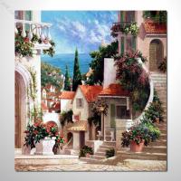 【地中海風景油畫】027 歐洲最浪漫的城市 愛情 歐洲風格掛畫 品味 設計師喜愛