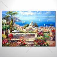 【地中海風景油畫】021 歐洲最浪漫的城市 愛情 歐洲風格掛畫 品味 設計師喜愛