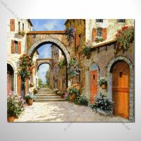 【地中海風景油畫】082 歐洲最浪漫的城市 愛情 歐洲風格掛畫 品味 設計師喜愛