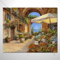 【地中海風景油畫】074 歐洲最浪漫的城市 愛情 歐洲風格掛畫 品味 設計師喜愛