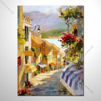 【地中海風景油畫】092 歐洲最浪漫的城市 愛情 歐洲風格掛畫 品味 設計師喜愛