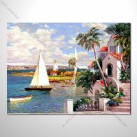 【地中海風景油畫】072 歐洲最浪漫的城市 愛情 歐洲風格掛畫 品味 設計師喜愛