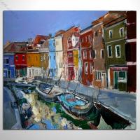 【地中海風景油畫】002 歐洲最浪漫的城市 愛情 歐洲風格掛畫 品味 設計師喜愛