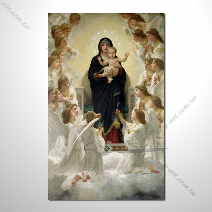 112 聖母 天使 天主 基督 宗教 信仰 神話 十字架 油畫 高品味 裝飾品 藝術品 插畫 無框畫 精品 裝潢 室內設計最愛